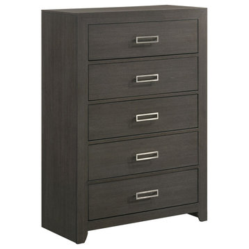 Picket House Furnishings Roma 5-Drawer Chest, Grey
