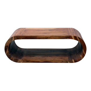 Infinity Cocktail Table, Natural Wood - Transitional - Coffee Tables - by Crestview Collection | Houzz