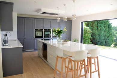 Photo of a modern kitchen in Cornwall.