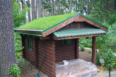 Idee per un piccolo giardino esposto a mezz'ombra sul tetto in estate