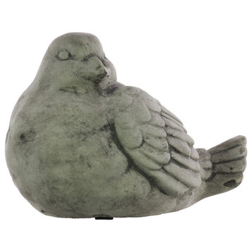Urban Trends Cement Bird Statue With Gray