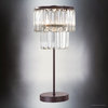 Glam Table Lamp 8''W x 8''D x 18''H, Oil Rubbed Bronze Finish