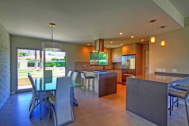 Kitchen - contemporary kitchen idea in Other