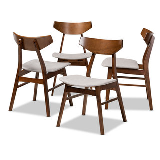 Danica Dining Chair Set of 4 Midcentury Dining Chairs by