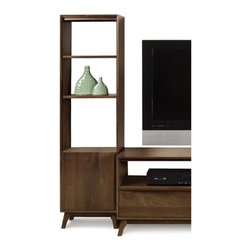 Catalina Walnut Tower Bookshelves - Bookcases
