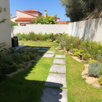 Jardin bien être en lotissement
