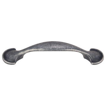 Hardware House Spoon Cabinet Pull, Antique Pewter