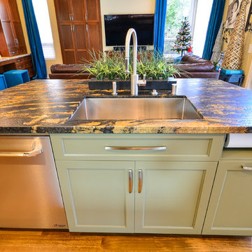 Exotic African Sapele Kitchen
