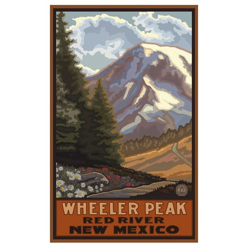 Paul A. Lanquist Wheeler Peak, Red River, Nm Art Print, 12"x18"