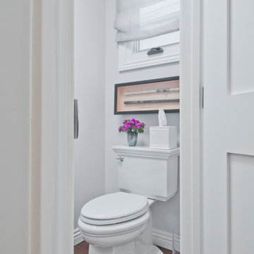 Hermosa Beach Minimalist Powder Room Transformation