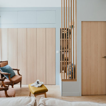 La menuiserie sur mesure du salon