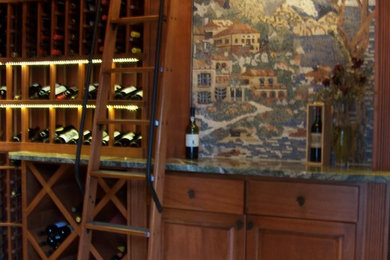 Example of a large classic wine cellar design in New Orleans