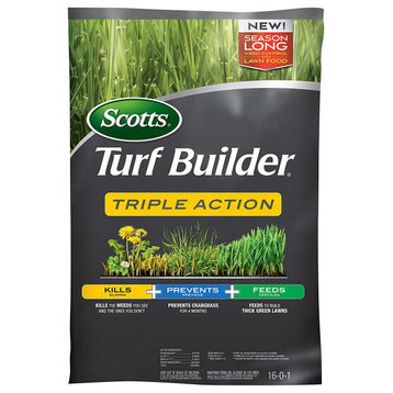 Scotts 26002 Turf Builder Triple Action Fertilizer, 10000 Sq.Ft.