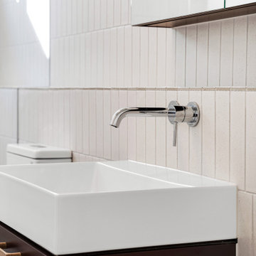 Tiled splashback