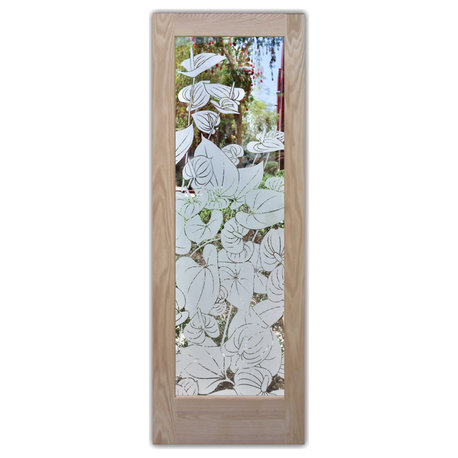 Front Door - Anthurium - Oak - 36" x 96" - Book/Slab Door