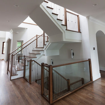 Project #44 | Contemporary Staircase with Skylit Stairwell