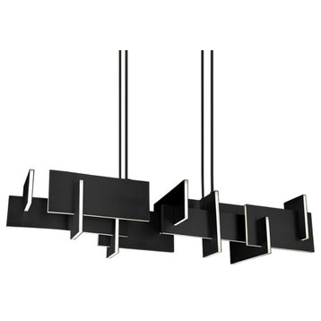 Modern Forms PD-79058 Amari 58"W LED Chandelier - Black