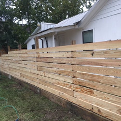 Wood Cottage Fence - Horizontal - Home Fencing And Gates