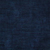Hand Knotted Loom Silk Area Rug Solid Blue