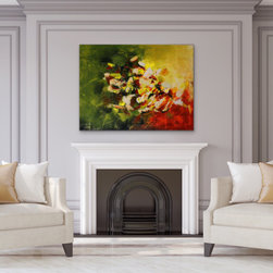 Preethi Arts - 40"x30" Artwork called Minerals by Preethi Original Large Modern Painting - Paintings