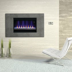 ClassicFlame - ClassicFlame 36-Inch 110V Contemporary Builders Box - 36EB111-GRC - Indoor Fireplaces