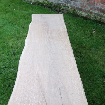 Industrial Style Solid Reclaimed Oak Hairpin Leg Bench or Coffee Table