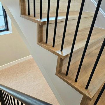 Project #115 | Staircase with Continuous Rail System Without Newels