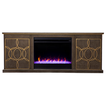 Bolton Color Changing Fireplace Console With Media Storage