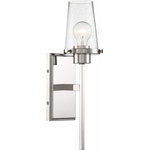 Nuvo Lighting - Nuvo Lighting 60/6678 Rector - 1 Light Wall Sconce - Rector; 1 Light; Wall Sconce; Burnished Brass FiniRector 1 Light Wall  Polished Nickel CleaUL: Suitable for damp locations Energy Star Qualified: n/a ADA Certified: n/a  *Number of Lights: Lamp: 1-*Wattage:100w A19 Medium Base bulb(s) *Bulb Included:No *Bulb Type:A19 Medium Base *Finish Type:Polished Nickel
