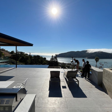 Terrace Living Space with Panoramic Bay Views