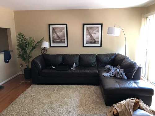 Unbalanced Long Living Room