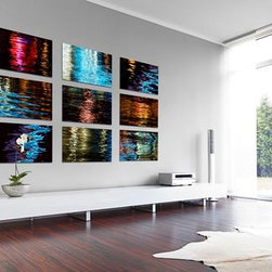 Aaron Chang Fine Art: Multi Piece Installations - Water Abstracts - Artwork