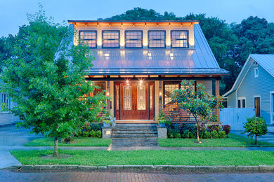Example of a minimalist exterior home design in Orlando