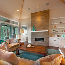 Fireplace wall