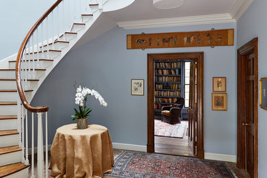 This is an example of a traditional entryway in New York.