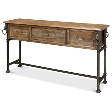 Game Of Thornes Console Table With Drawers Antique Finish