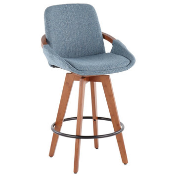 Cosmo Counter Stool, Blue Noise