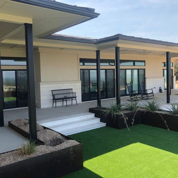 Dark bronze anodized thermal break aluminum windows and doors