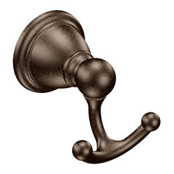 Brantford Oil Rubbed Bronze Double Robe Hook - Robe & Towel Hooks