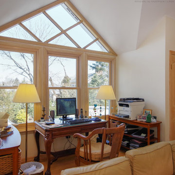 New Windows in Stunning Home Office & Den - Renewal by Andersen Long Island, Que