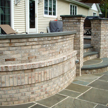 Brick and Bluestone Patio. Melville, NY.