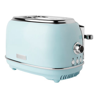 Retro 2-Slice Cream Wide Slot Toaster in 2023