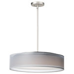 Maxim Lighting - Prime 20"W LED Pendant - This collection of LED drum fixtures feature many options of fabric shades with an internal acrylic diffuser which twist locks into place. The result is a crisp clean look without any exposed screws or knobs. Whether you are looking for residential or commercial, there is sure to be a combination for your application.