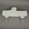 White Metal Vintage Truck Wall Hook Rack Decorative Key Coat Holder Towel Hange