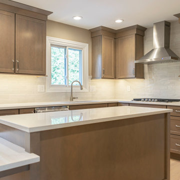 Clean and Beautiful Kitchen Remodel in Shelby Township