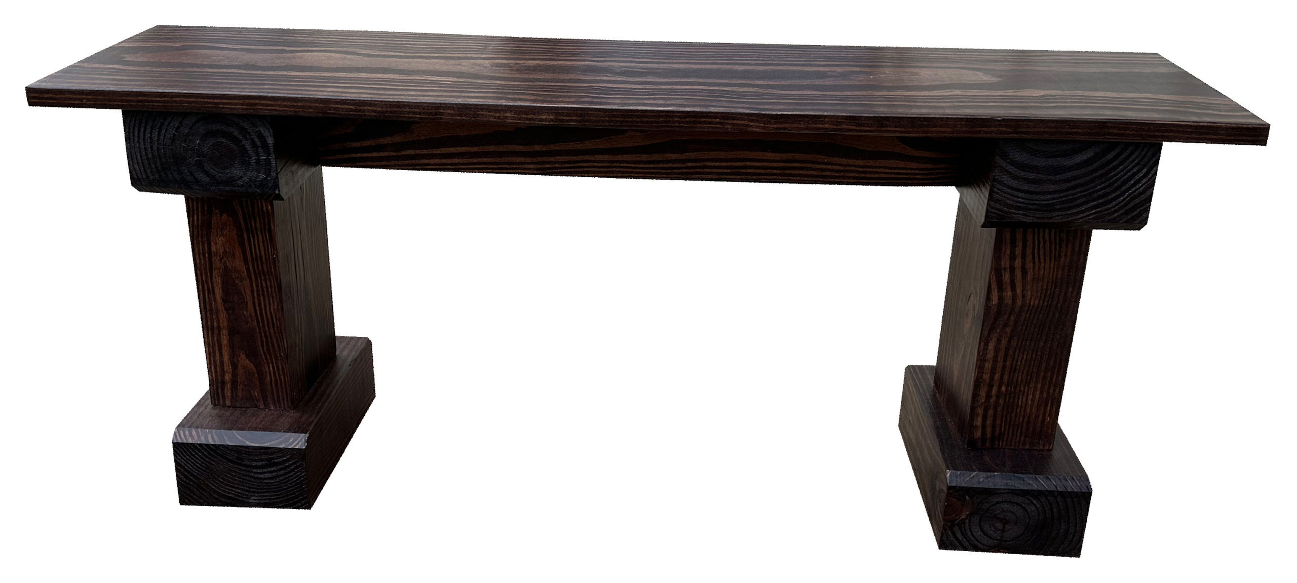 Red Mahogany Wyoming Bench, 36 Inches - Rustic - Outdoor Benches - by ...