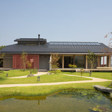 Asian style home exterior