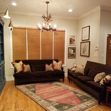 Living Rooms - Traditional with a Pop of Color!