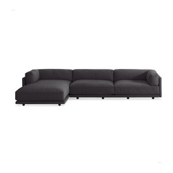 Sunday Sofa with Chaise - Makada Charcoal - Sectional Sofas