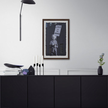 “Love Is the Answer” Framed Painting Print